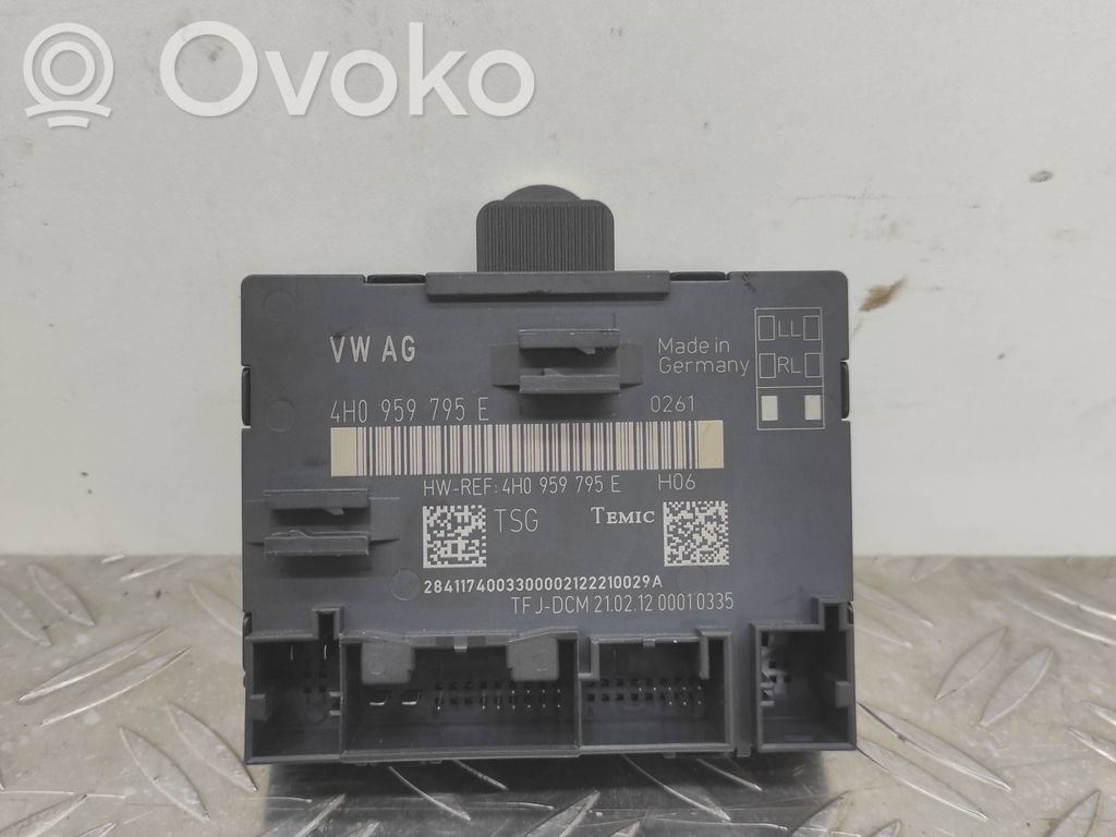 Audi A8 S8 D4 4H Door control unit/module 