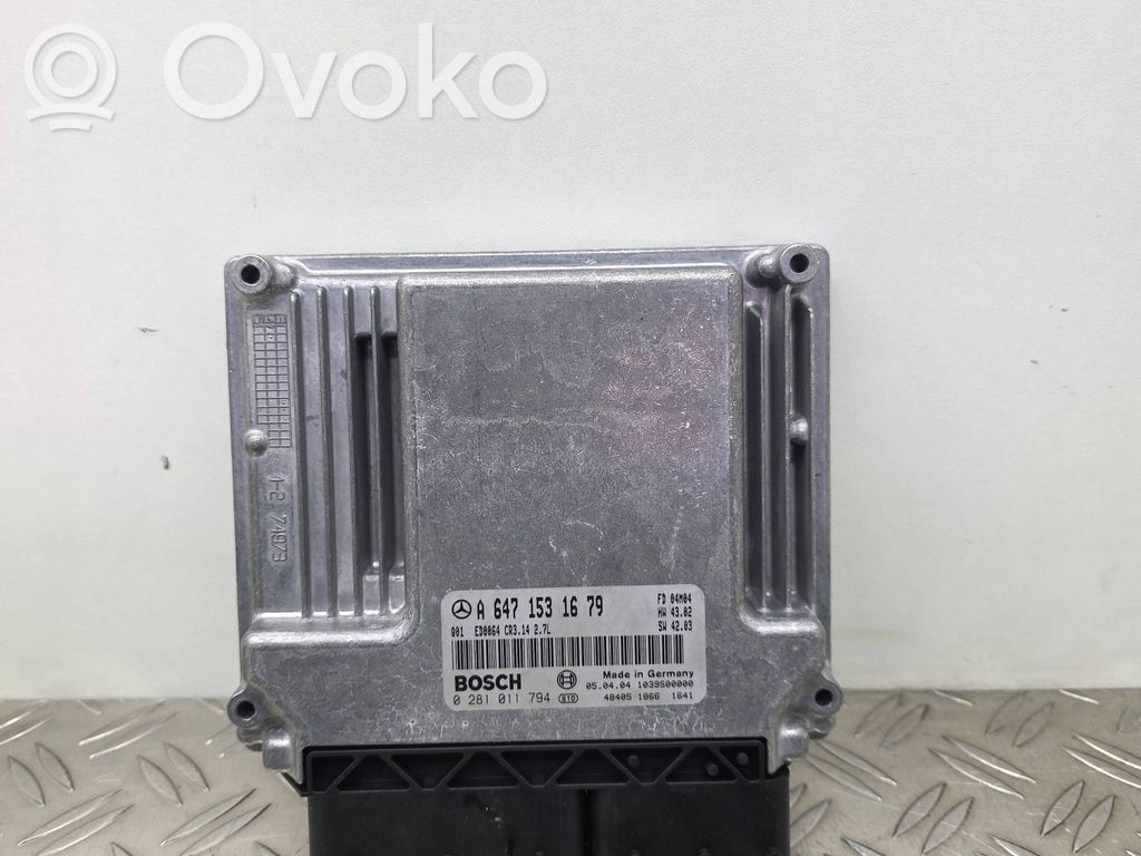 Mercedes-Benz E W211 Engine control unit/module 