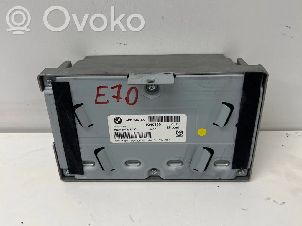 BMW X5 E70 Garso stiprintuvas 