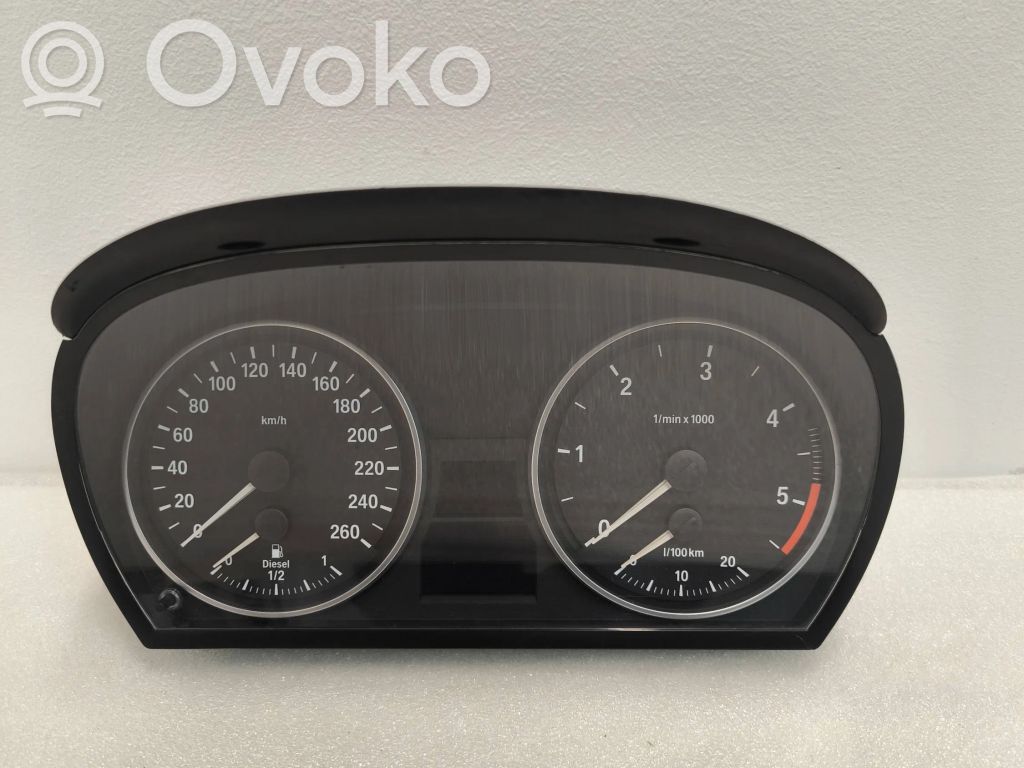 BMW 3 E90 E91 Speedometer (instrument cluster) 