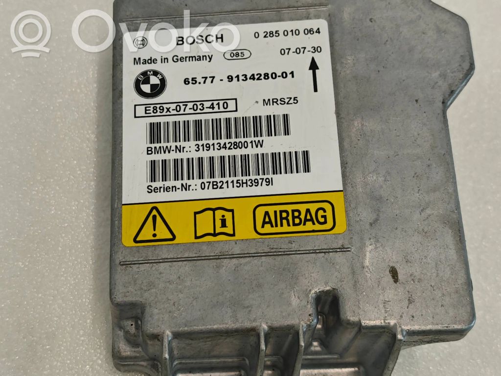 Unidad de control/módulo del Airbag   9134280,31913428001W,0285010064