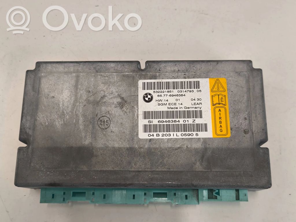 BMW 5 E60 E61 Airbag control unit/module 