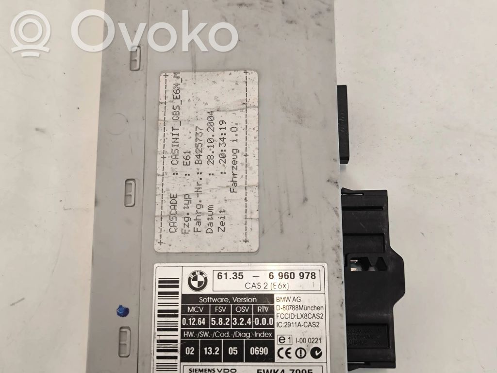BMW 5 E60 E61 CAS control unit/module 