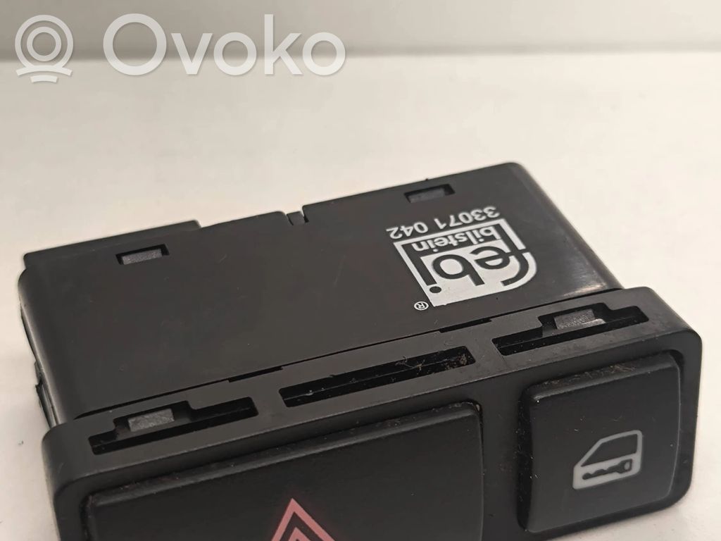 BMW 3 E46 Botón interruptor de luz de peligro 