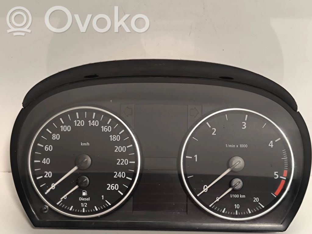 BMW 3 E90 E91 Speedometer (instrument cluster) 