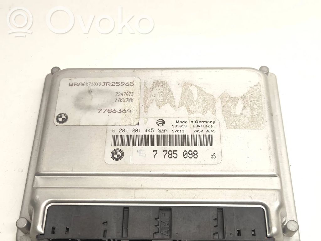 Engine control unit/module   7785098,0281001445