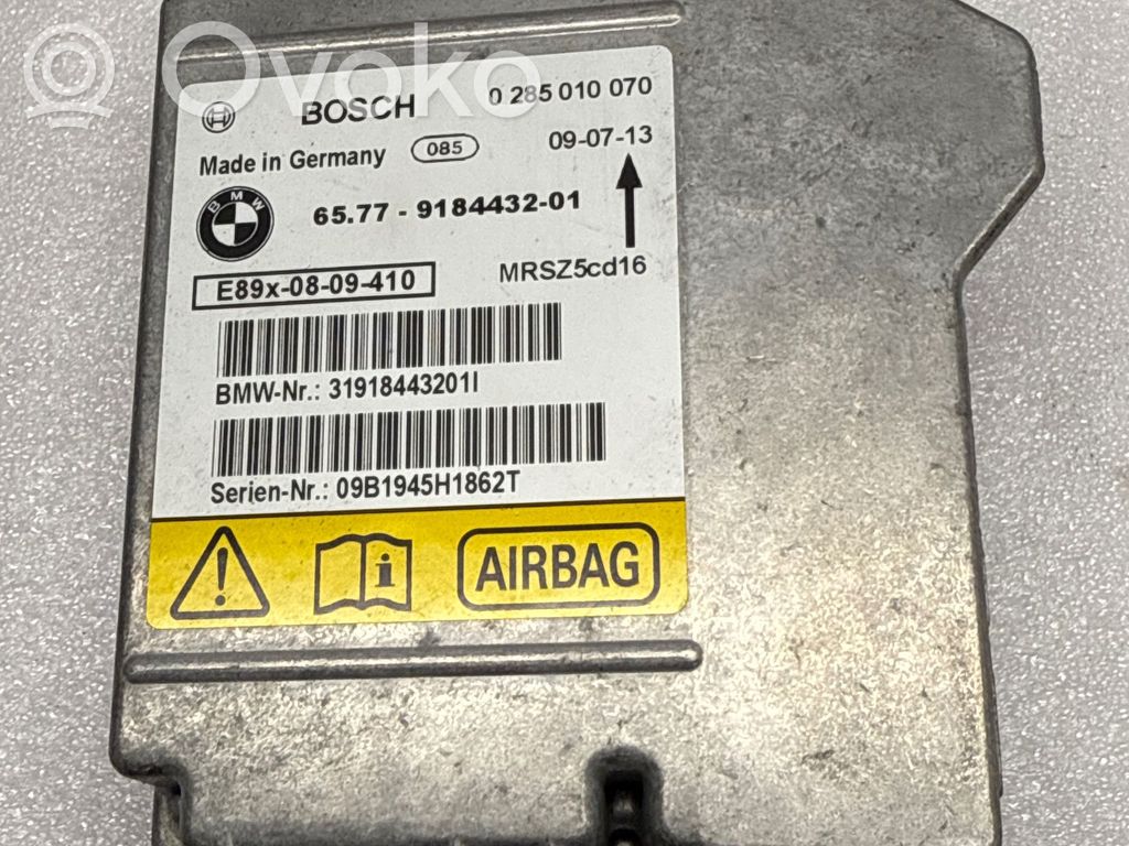 Airbag control unit/module   9184432,0285010070,09B1945H1862T,31918443201I