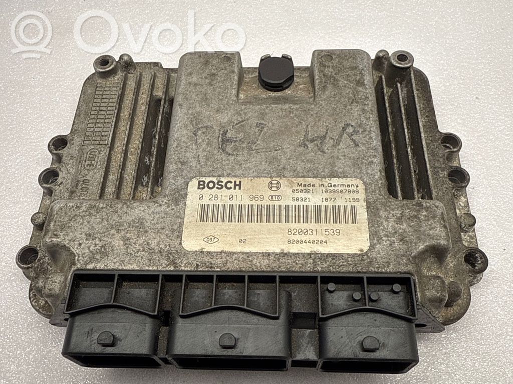 Engine control unit/module   8200311539,8200440204,0281011969