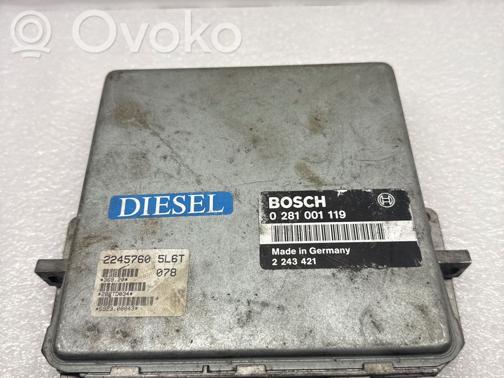 BMW 5 E34 Блок управления двигателя 