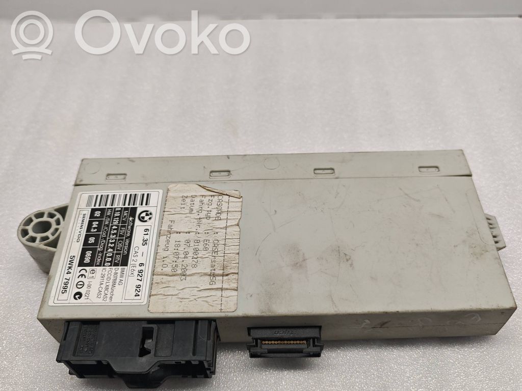 BMW 5 E60 E61 Unidad de control/módulo del CAS 