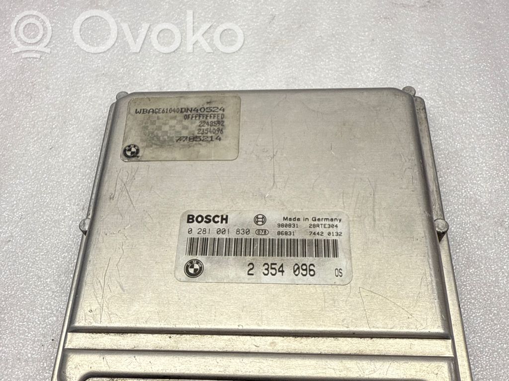 BMW 7 E38 Engine control unit/module 