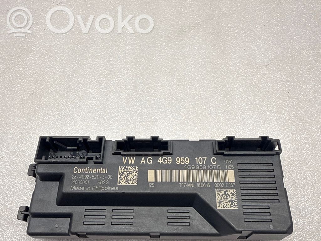 Tailgate/trunk control unit/module   4G9959107C,4G9959107B