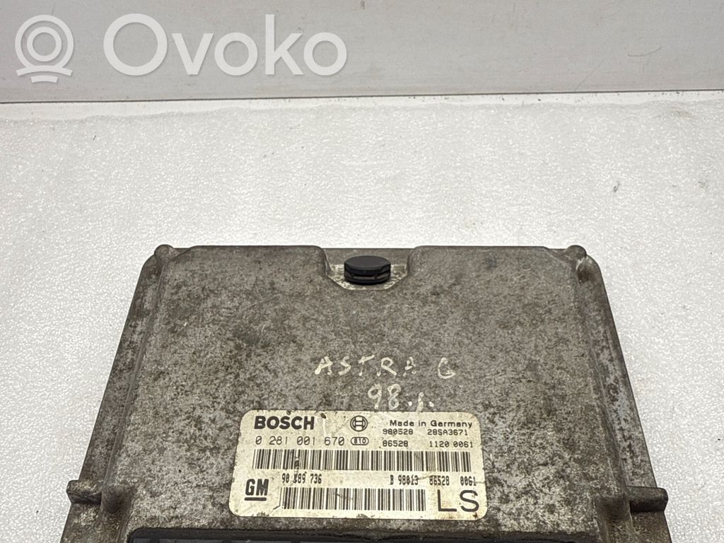 Opel Astra H Engine control unit/module 