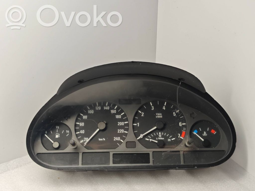 BMW 3 E46 Spidometrs (instrumentu panelī) 