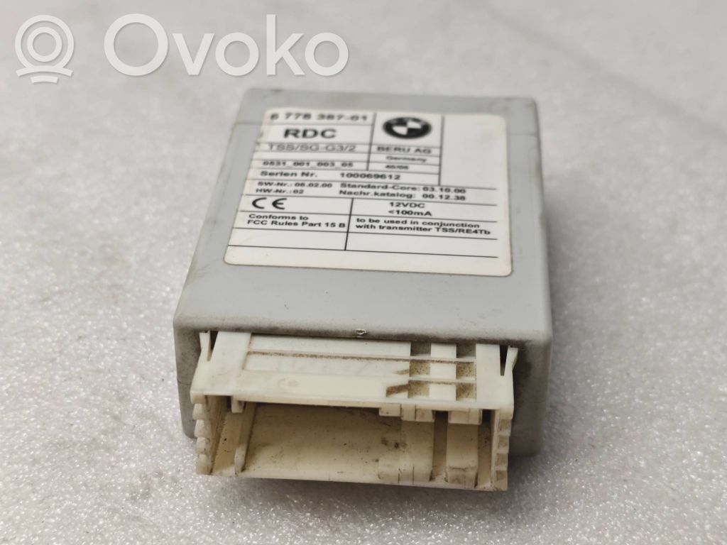 Module de pression des pneus   6778387,100069612,053100100305