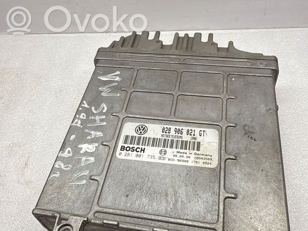 Engine control unit/module   028906021GT,28SA3509,0281001735