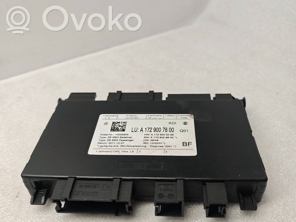 Module de commande de siège   A1729007600,A1729029900,A1728200426