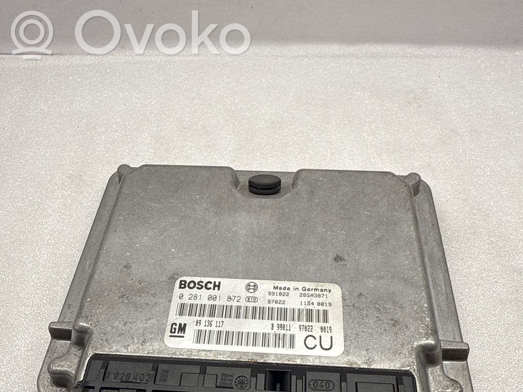 Opel Vectra B Engine control unit/module 