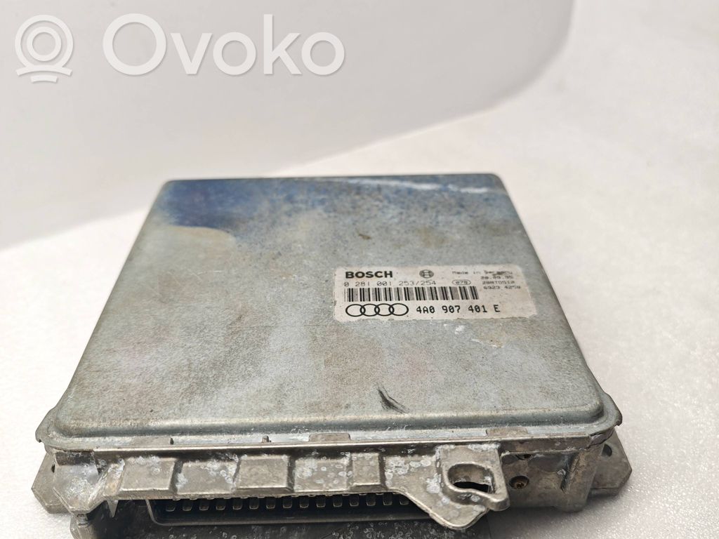 Engine control unit/module   4A0907401E,0281001253,28RTD510