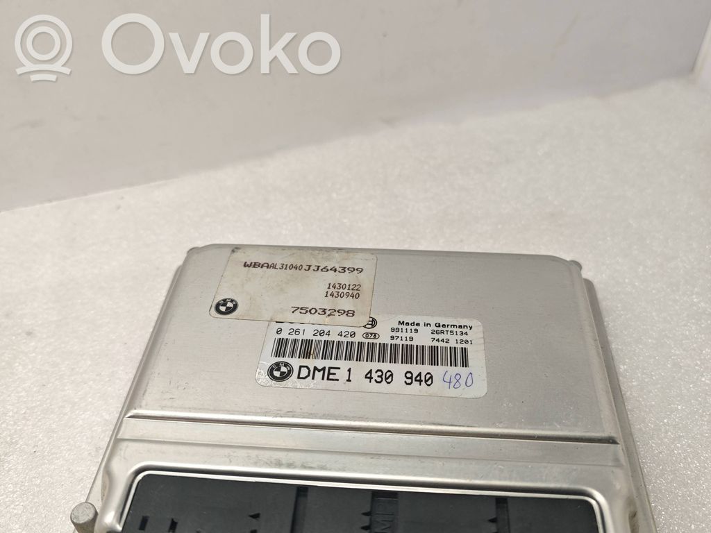 BMW 3 E46 Dzinēja vadības bloks 