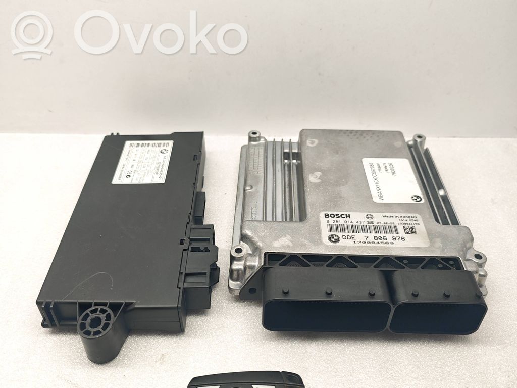 BMW 5 E60 E61 Engine ECU kit and lock set 