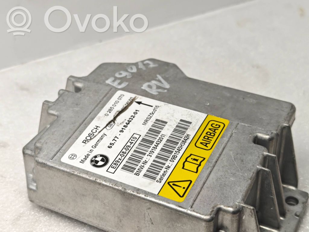 Airbag control unit/module   9184432,0285010070,MRGZ5CC16