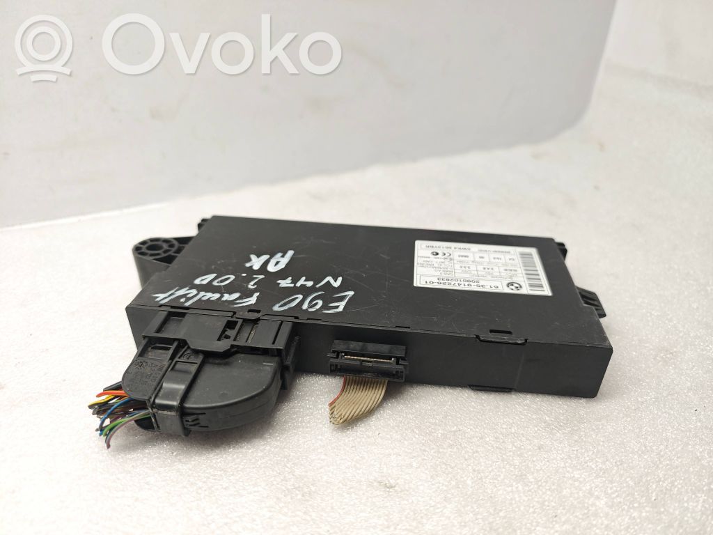 BMW 3 E90 E91 Centralina/modulo CAS 