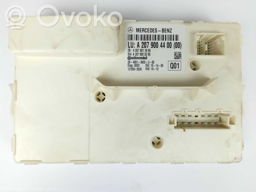 Unidad de control del BSM   A2079004400