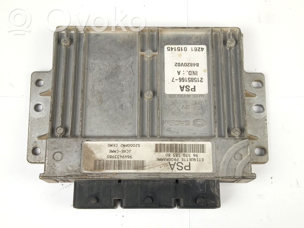 Engine control unit/module   9657018380