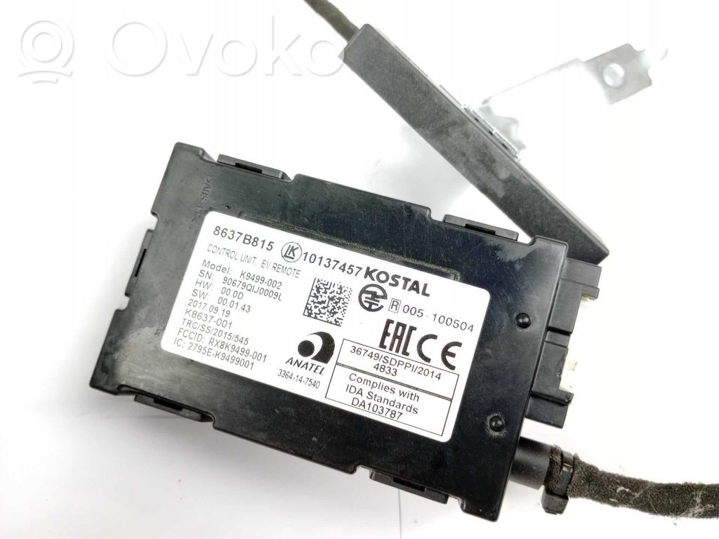 Autres unités de commande / modules   8637B815