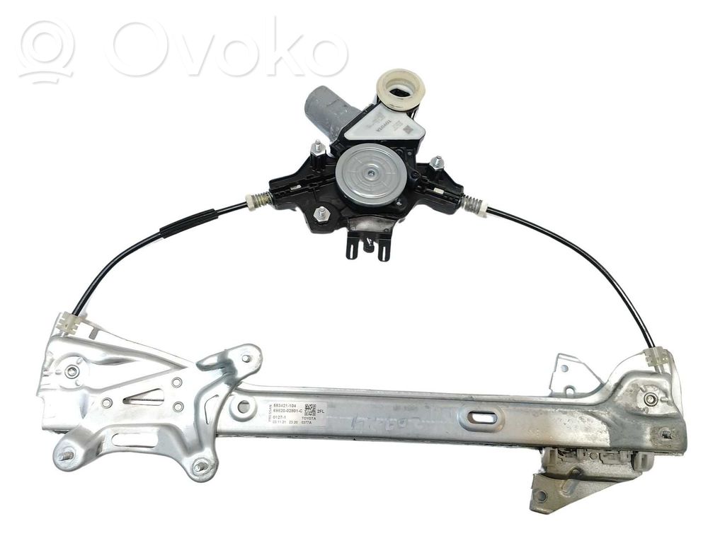 Toyota Corolla E160 E170 Manualny podnośnik szyby drzwi przednich 