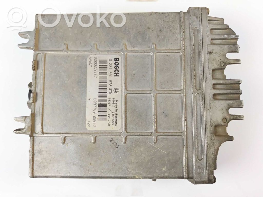 Unitate/modul de control motor   0281001878,8200059887