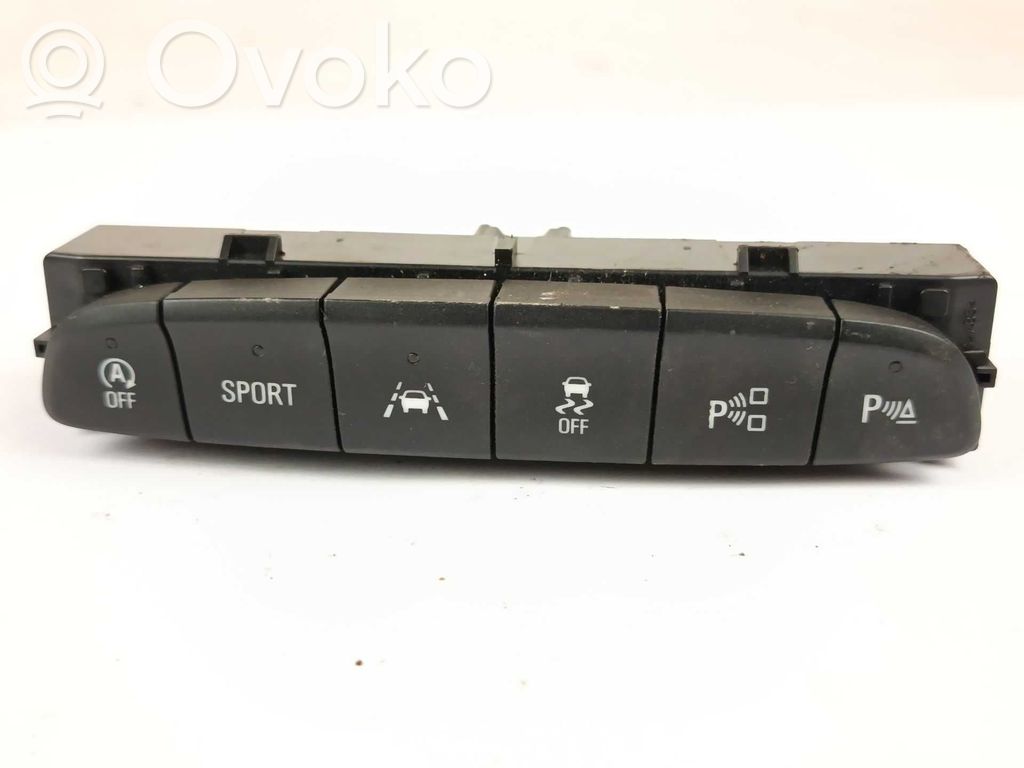 Opel Astra K Interruptor de la calefacción de la luna/parabrisas 