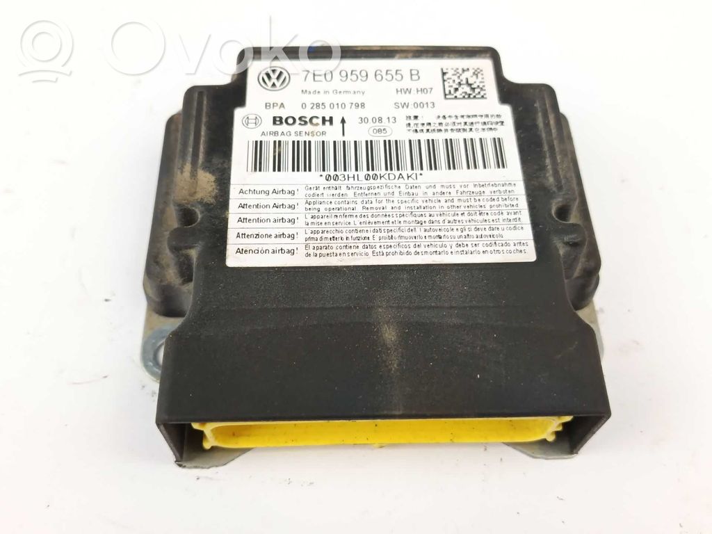 Unidad de control/módulo del Airbag   7E0959655B