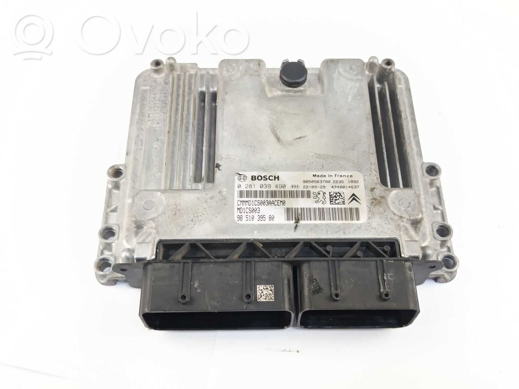 Unidad de control/módulo del motor   9851039580,0281039490