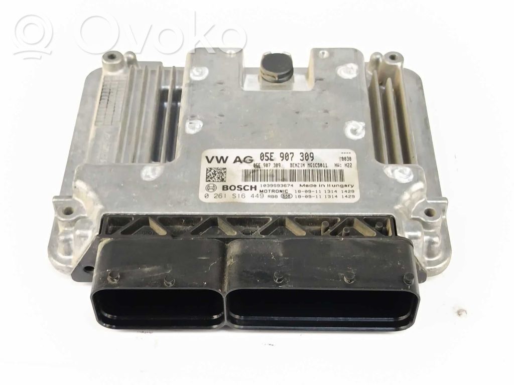 Unidad de control/módulo del motor   05E907309,0261S16449