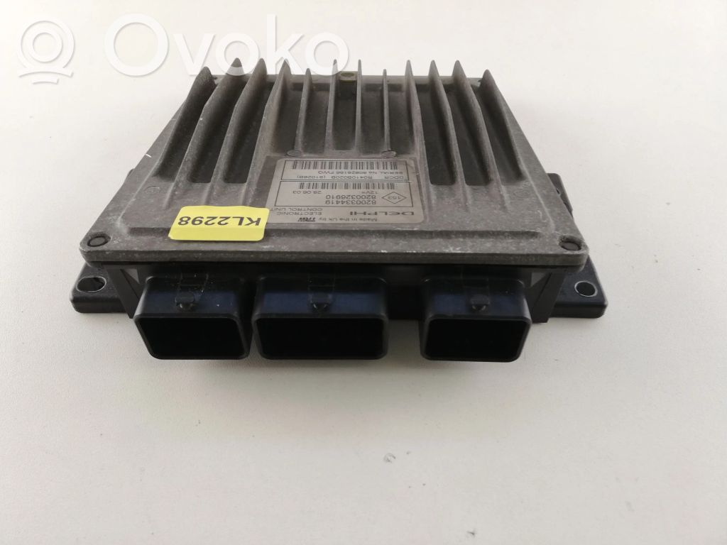 Engine control unit/module   8200334419,KL2298,8200326910