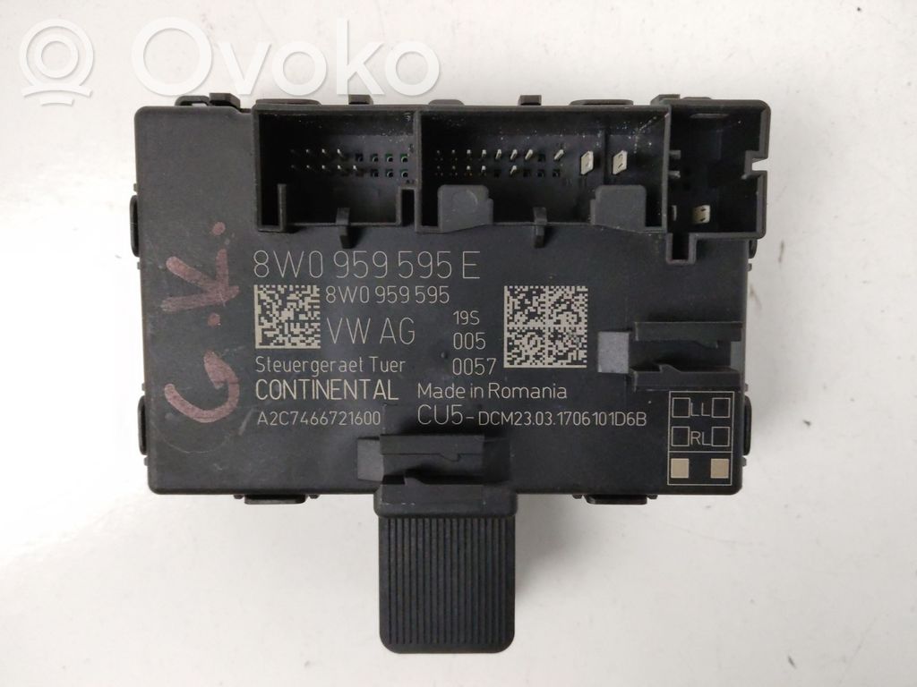 Audi A4 S4 B9 Door control unit/module 