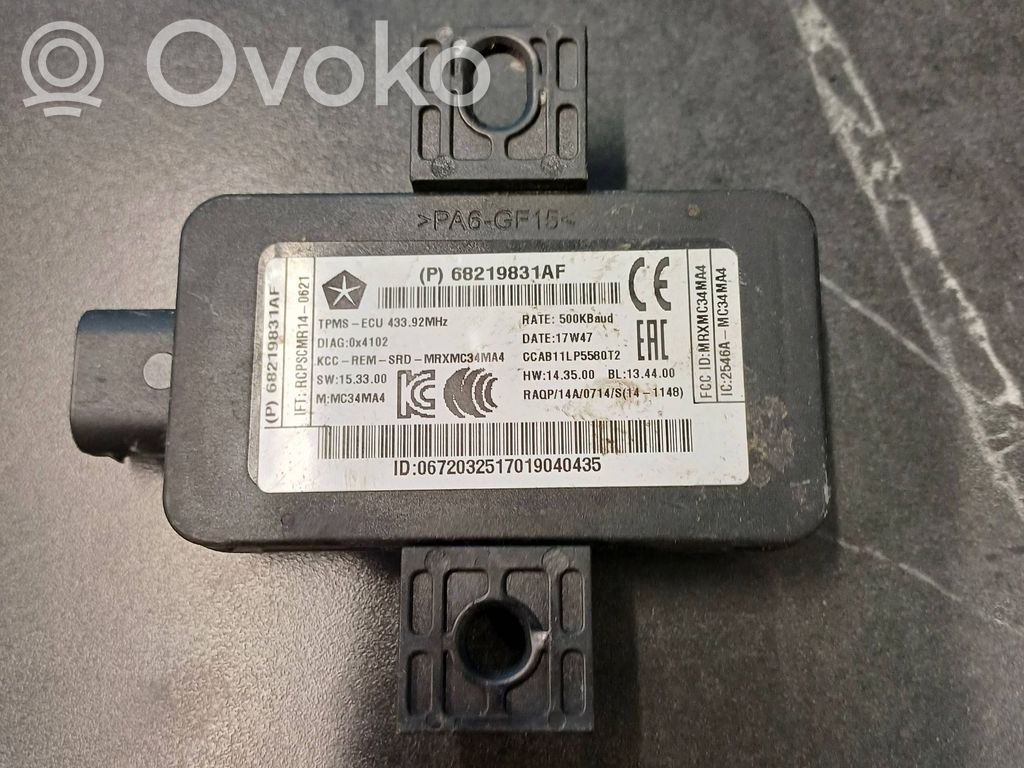 Dodge Challenger Module de pression des pneus 