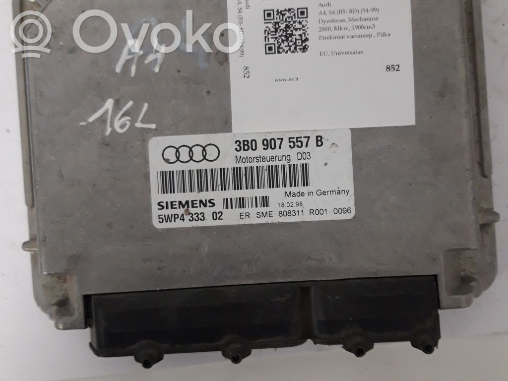 Engine control unit/module   3B0907557B,5WP433302