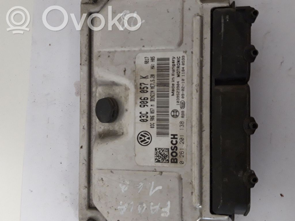 Engine control unit/module   03C906057K,0261201138