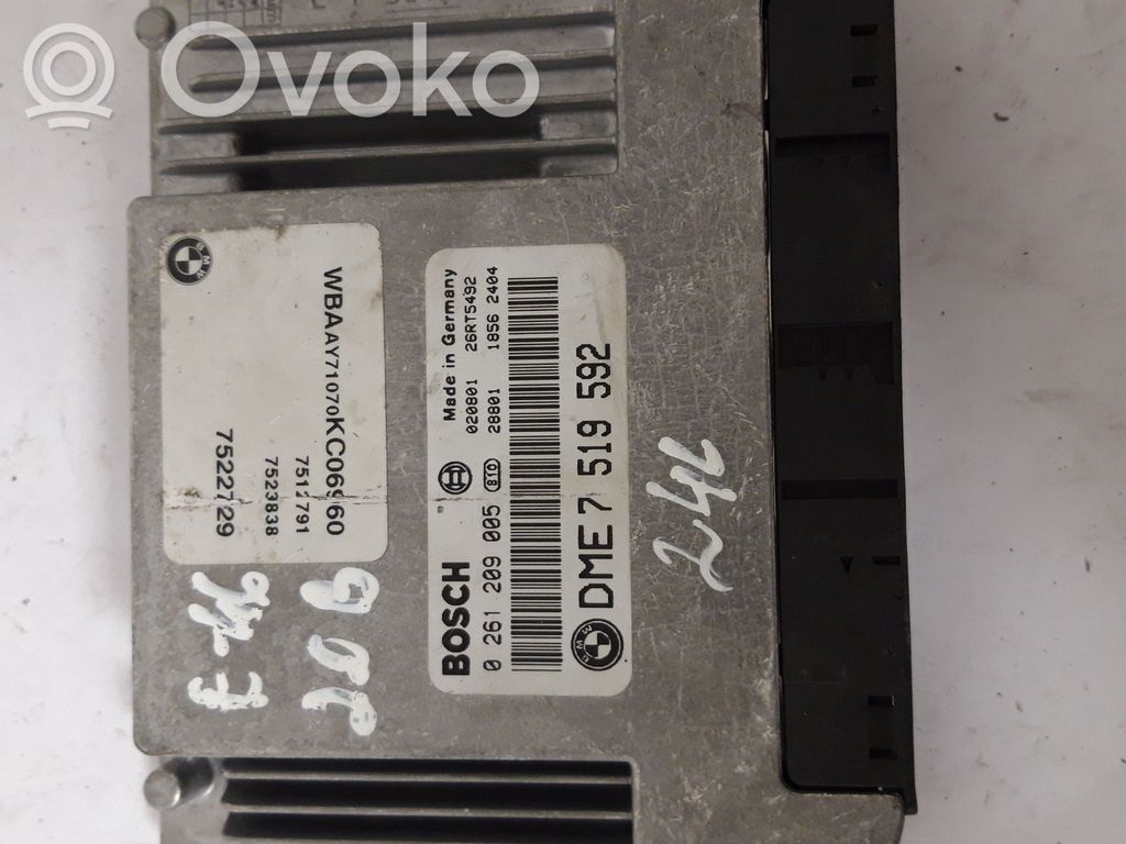 BMW 3 E46 Engine control unit/module 