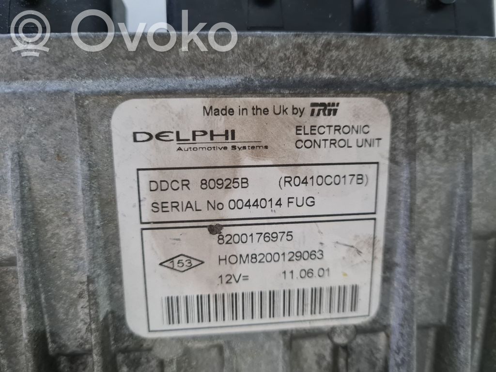 Engine control unit/module   8200176975,HOM8200129063