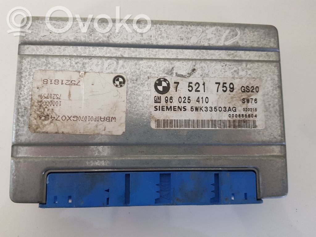 Gearbox control unit/module   7521759,96025410,5WK33503AG