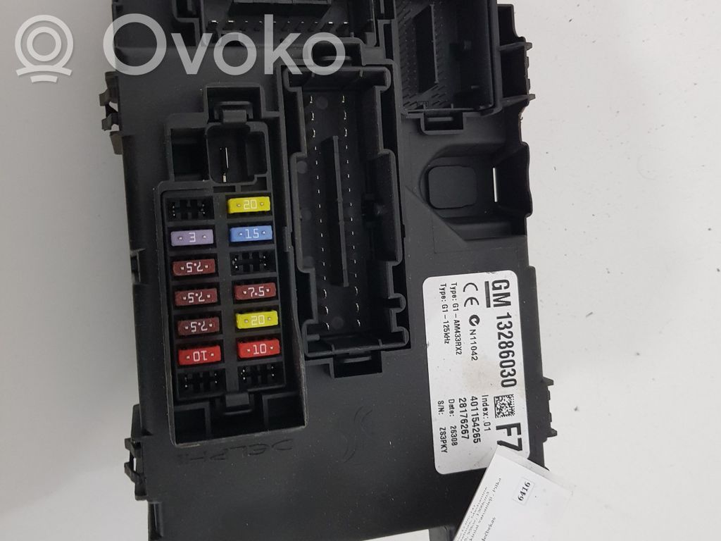 Opel Corsa D Fuse module 