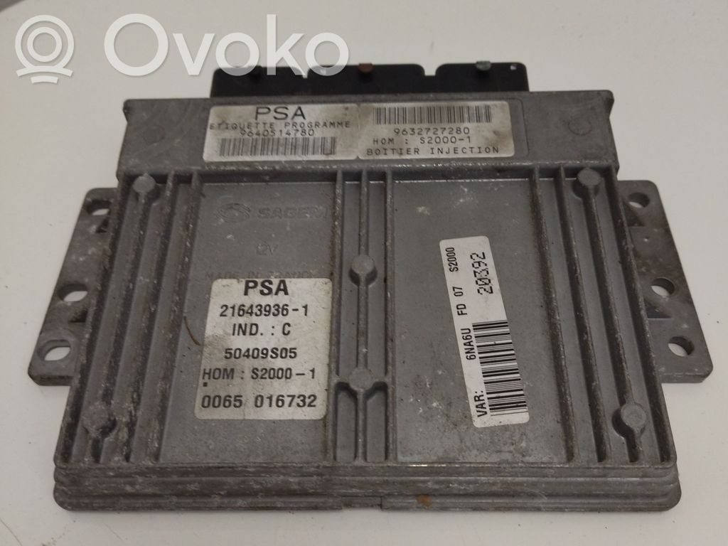 Citroen Xsara Picasso Engine control unit/module 