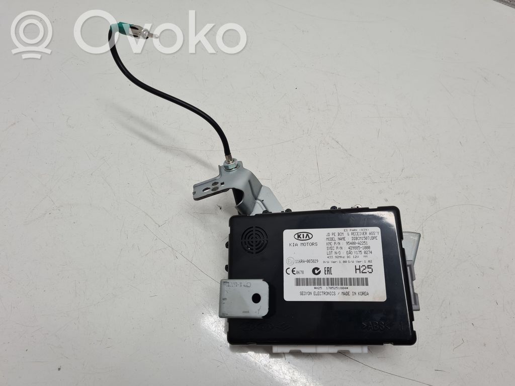 KIA Ceed Citu veidu vadības bloki / moduļi 