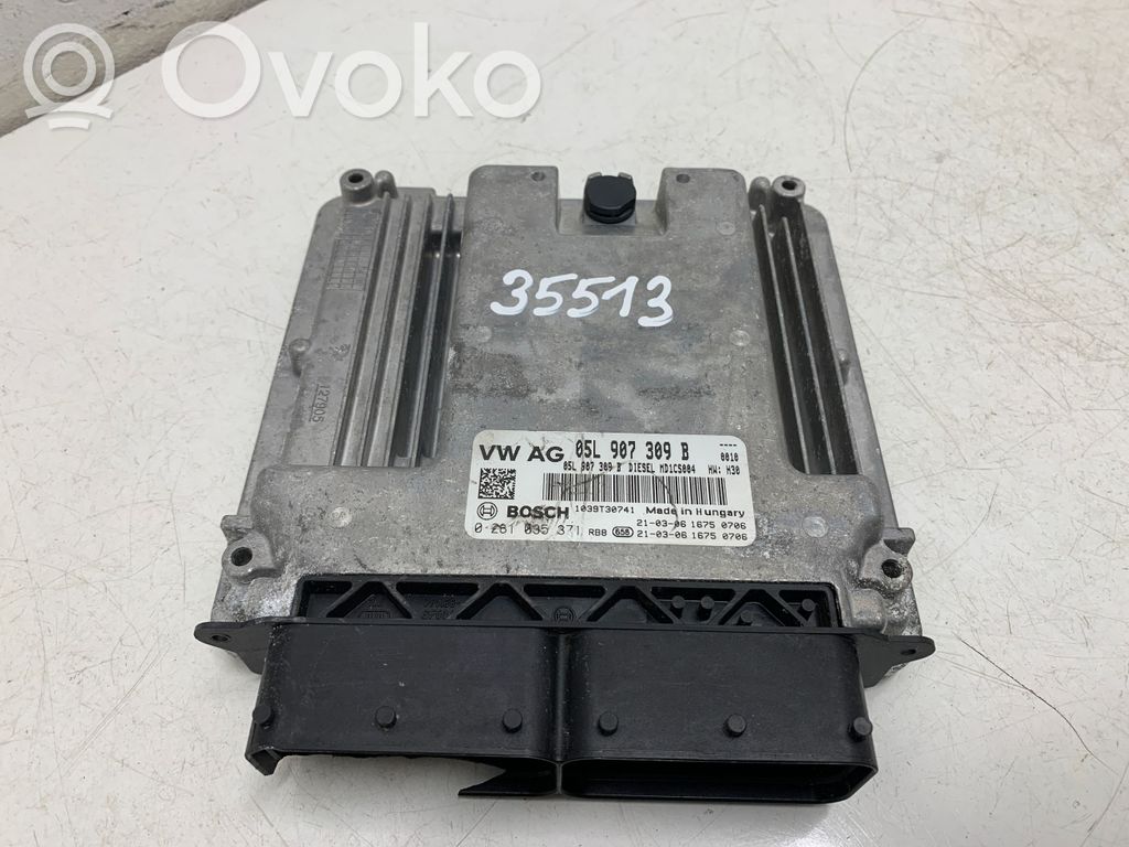 Engine control unit/module   05L907309B,MDC1CS004,05L907309B,1039T30741