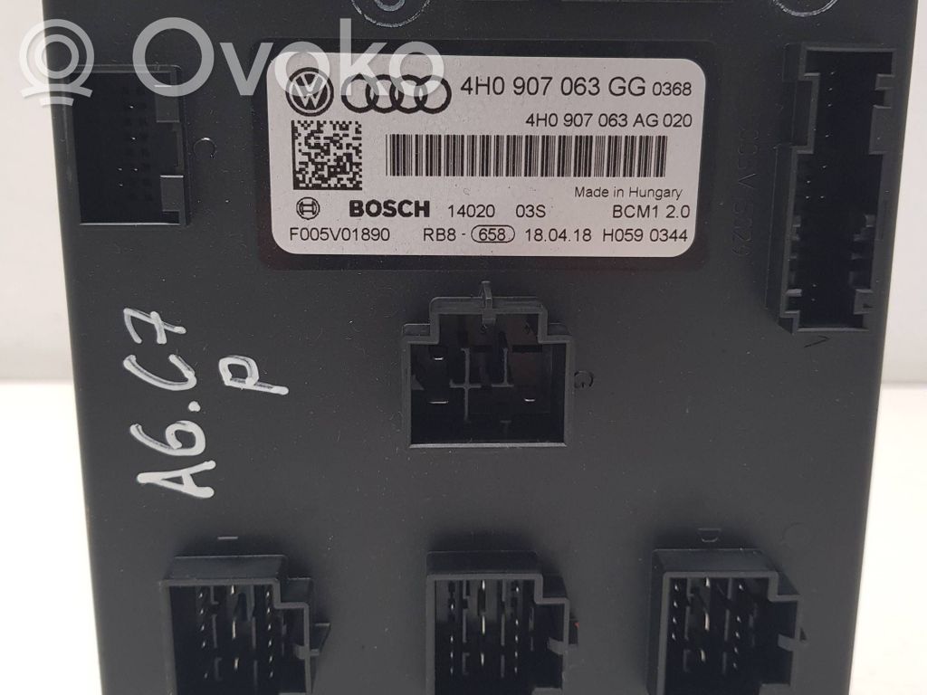 Audi A6 S6 C7 4G Inne komputery / moduły / sterowniki 