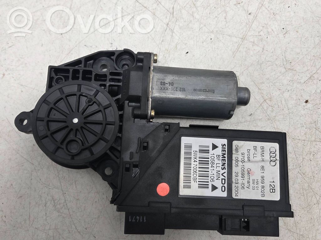 Audi A4 S4 B6 8E 8H Motorino alzacristalli della portiera anteriore 
